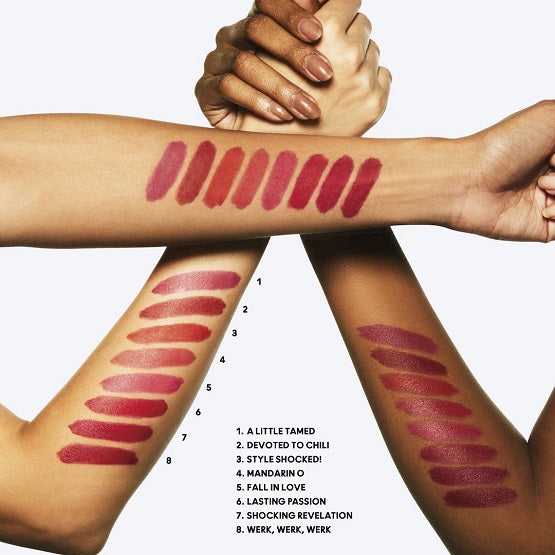 MAC COSMETICS Powder Kiss Lipstick Werk Week Full Size