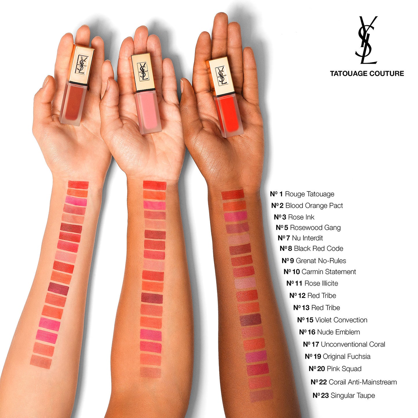 YSL ROUGE TATOUAGE COUTURE Matte Lip Stain
