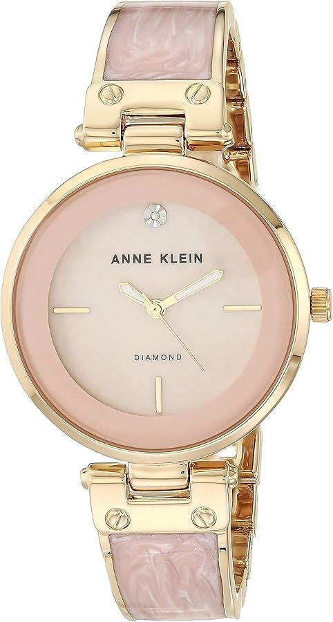 The Anne Klein Mother-of-Pearl & Diamond Watch