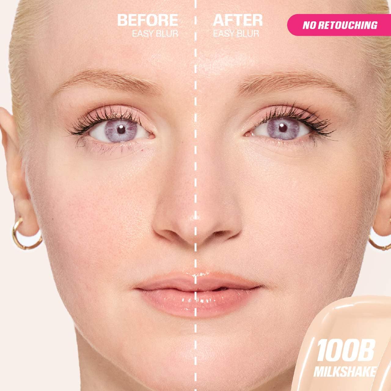 HUDA BEAUTY  Easy Blur Natural Airbrush Foundation with Niacinamide