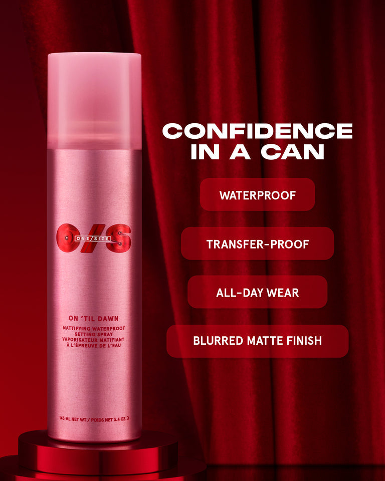 ONE SIZE On ‘Til Dawn Mattifying Waterproof Setting Spray