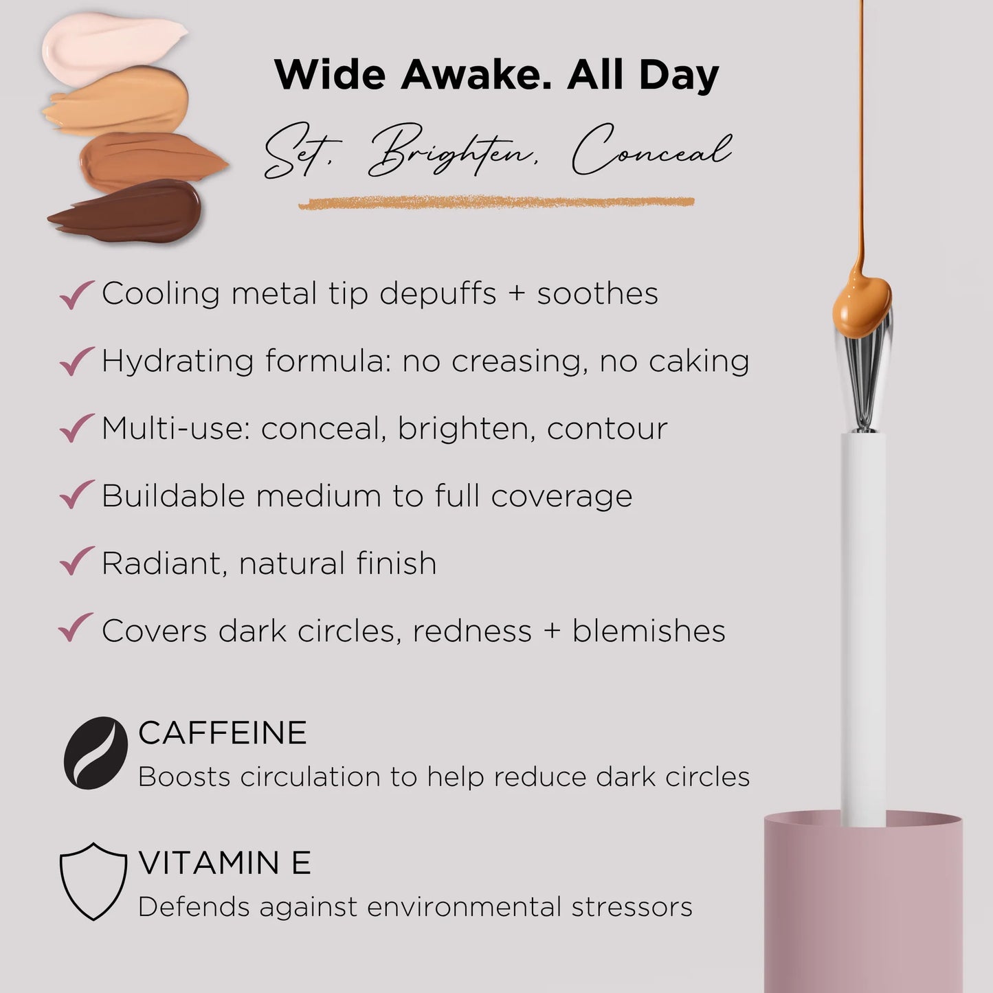Dominique Wide Awake Full Cover Concealer