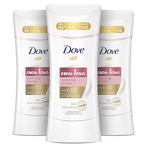 Dove even tone restoring Antiperspirant Powder (Best for Weaty Armpits)