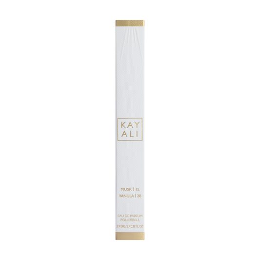 Huda Beauty Kayali Vanilla 28/Musk 12 Roller Ball Edp
