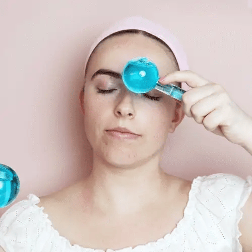 ACEOLOGY Original Blue Ice Globe Facial Massager