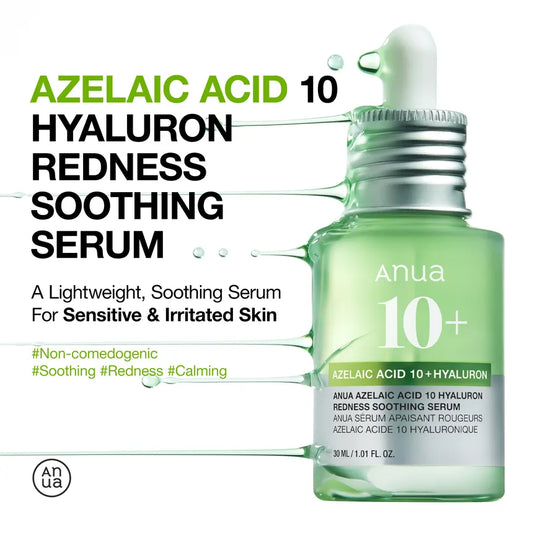 Anua - Azelaic Acid 10% & Hyaluronic Acid Redness Soothing Serum