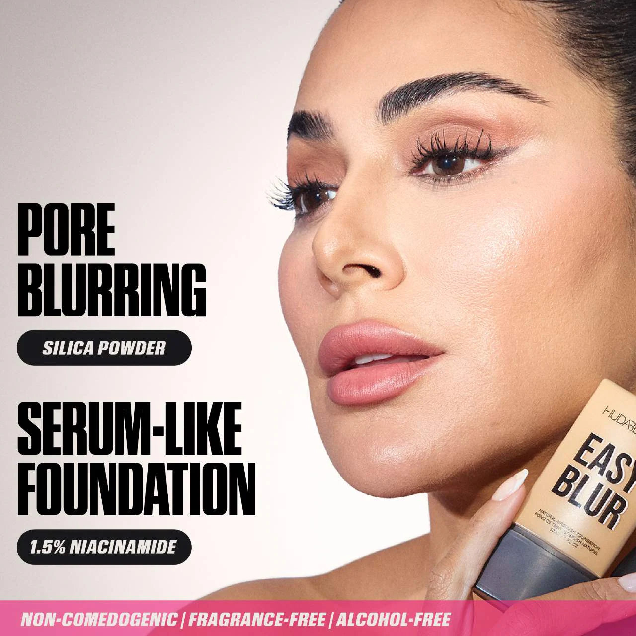 HUDA BEAUTY  Easy Blur Natural Airbrush Foundation with Niacinamide