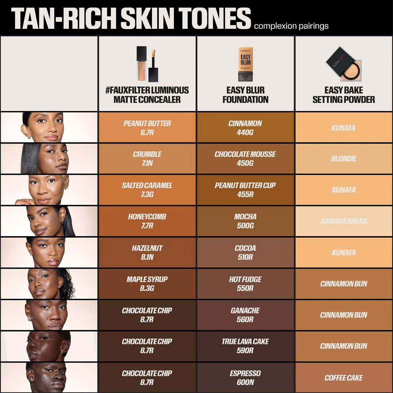 HUDA BEAUTY  Easy Blur Natural Airbrush Foundation with Niacinamide