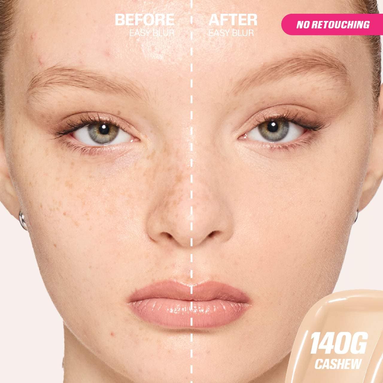 HUDA BEAUTY  Easy Blur Natural Airbrush Foundation with Niacinamide