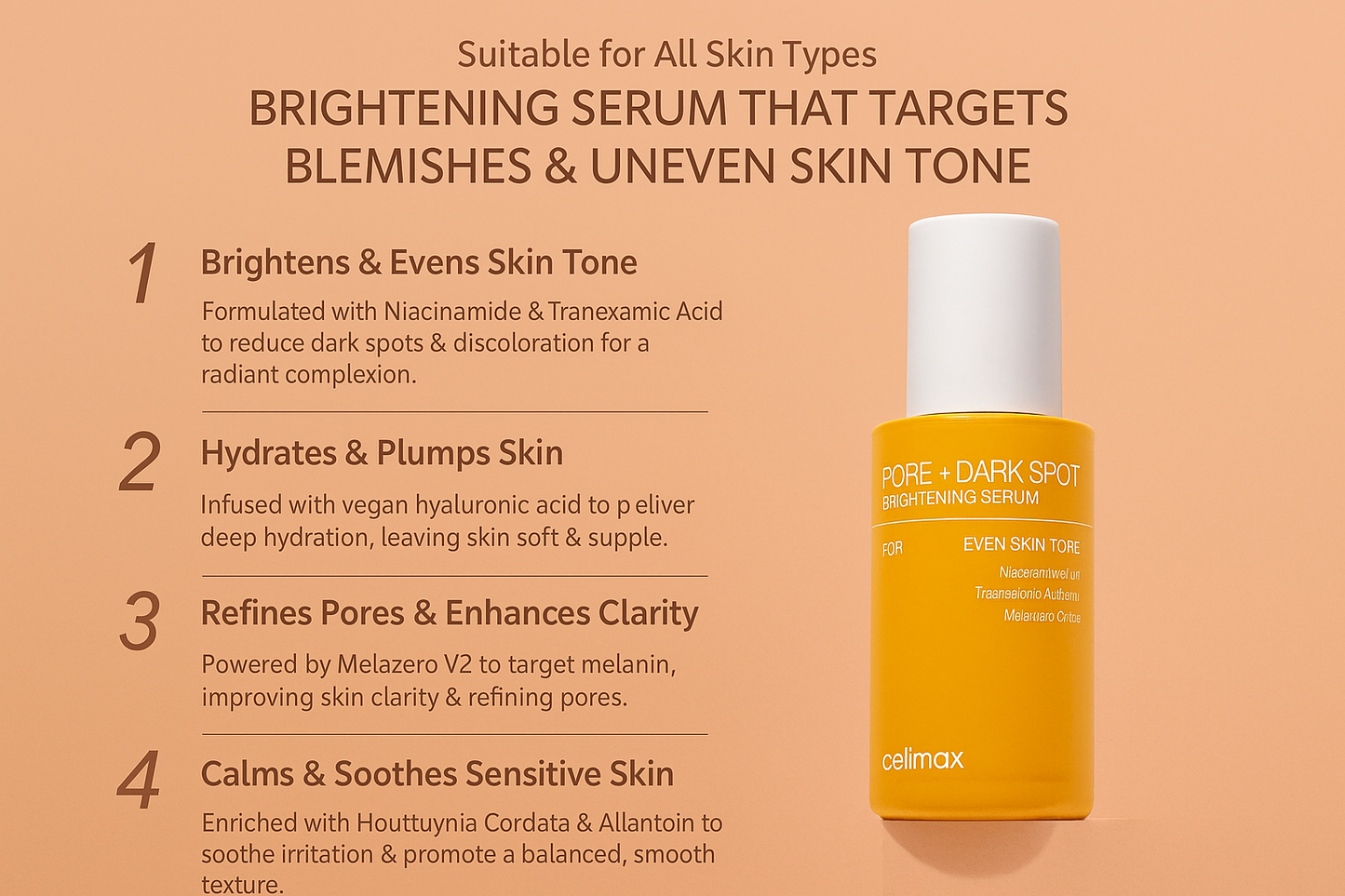 Celimax Pore+Dark Spot Brightening Serum
