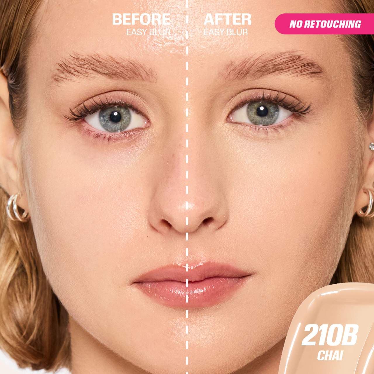 HUDA BEAUTY  Easy Blur Natural Airbrush Foundation with Niacinamide