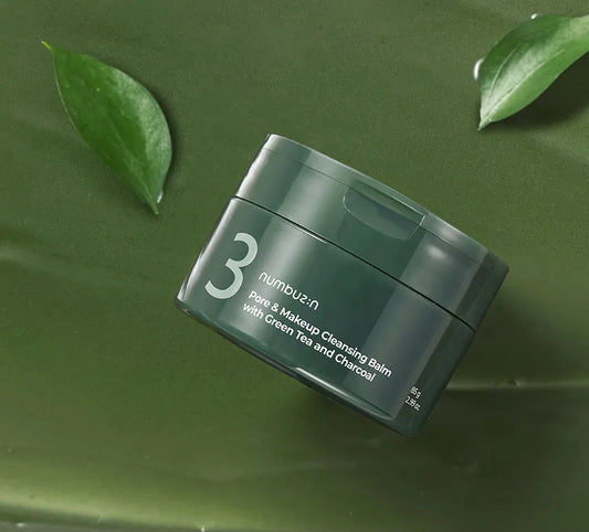 numbuzin - No.3 Pore & Makeup Cleansing Balm With Green Tea And Charcoal