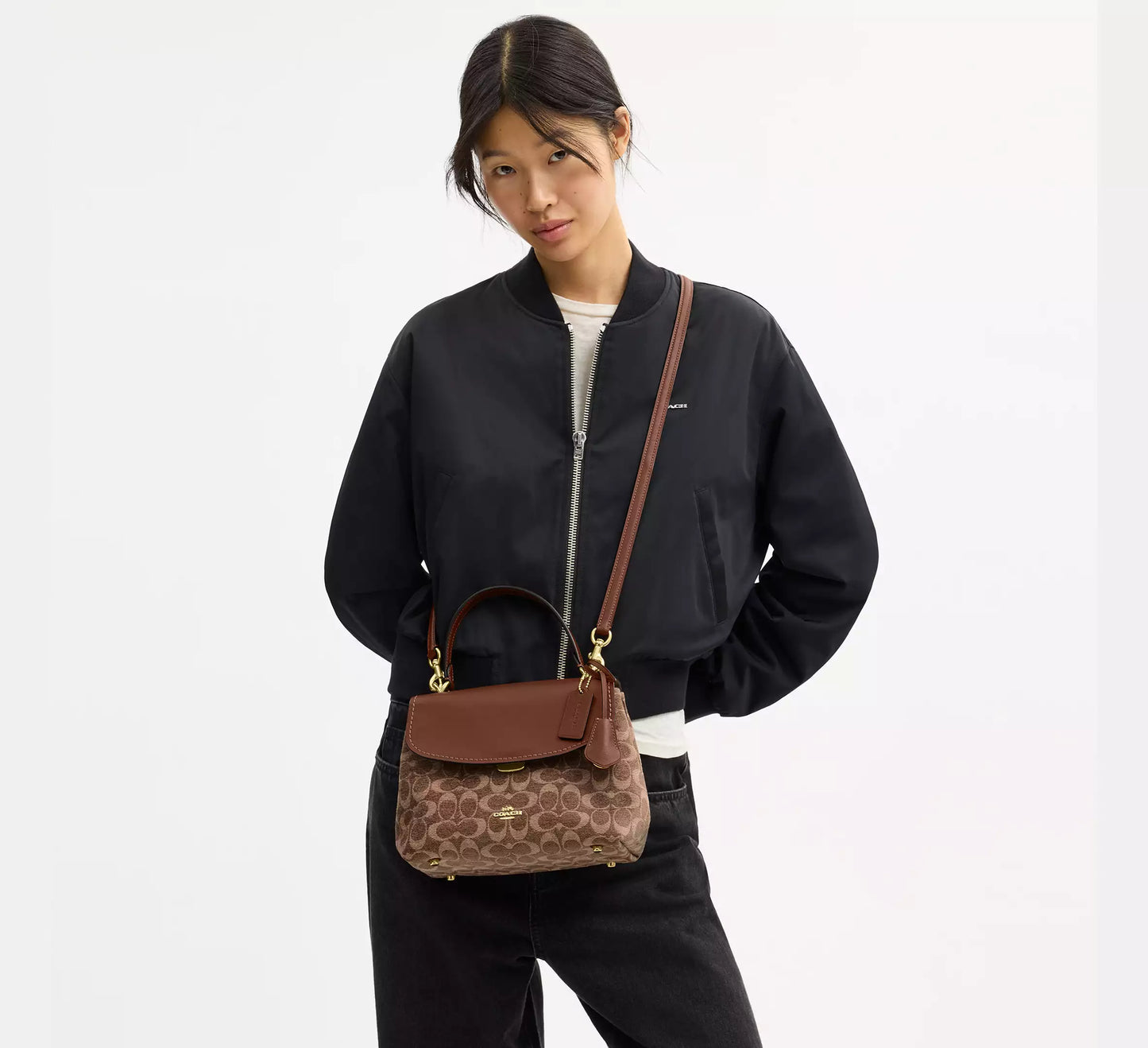 Luxury COACH Emory Signature Chenille handbag