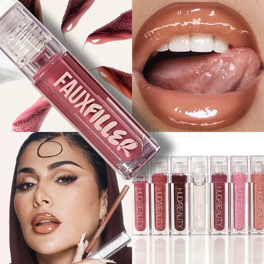 Huda Beauty FAUX FILLER Extra Shine Lip Gloss