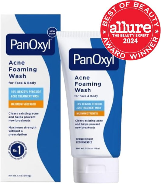 PanOxyl Acne Foaming Face & Body Wash 10%