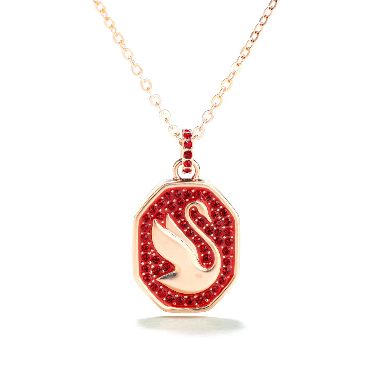 Swarovski Gold Plated Swan Necklace
