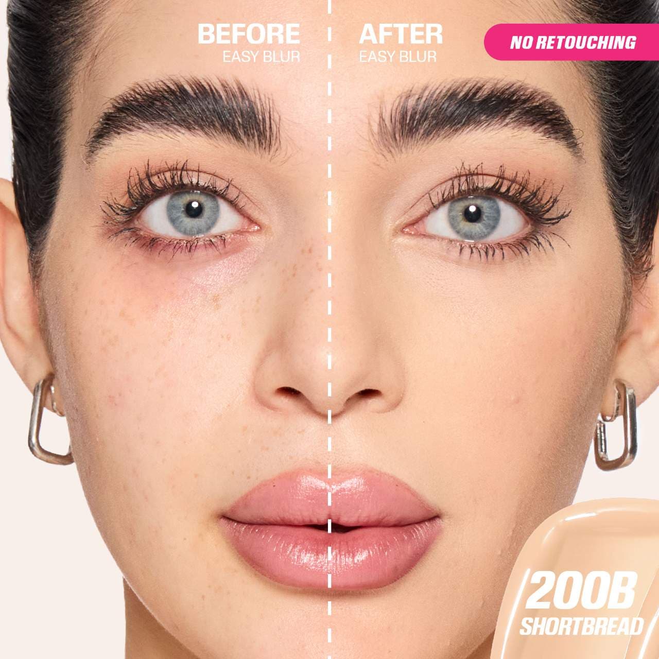 HUDA BEAUTY  Easy Blur Natural Airbrush Foundation with Niacinamide