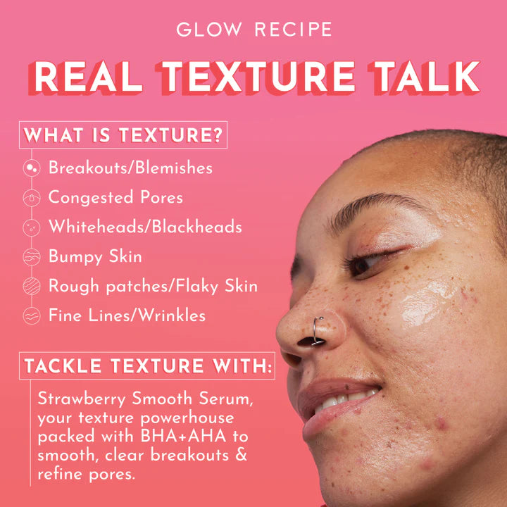 Glow Recipe  Strawberry Smooth BHA + AHA Salicylic Acid Serum